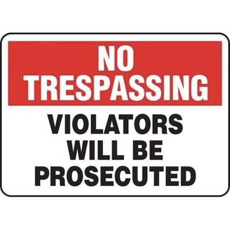 Accuform Safety Sign, MATR901XV MATR901XV